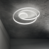 Lampa sufitowa LED okrągła złota minimalistyczna klasyczna Oz pl on-off 4000k 342337 IDEAL LUX 